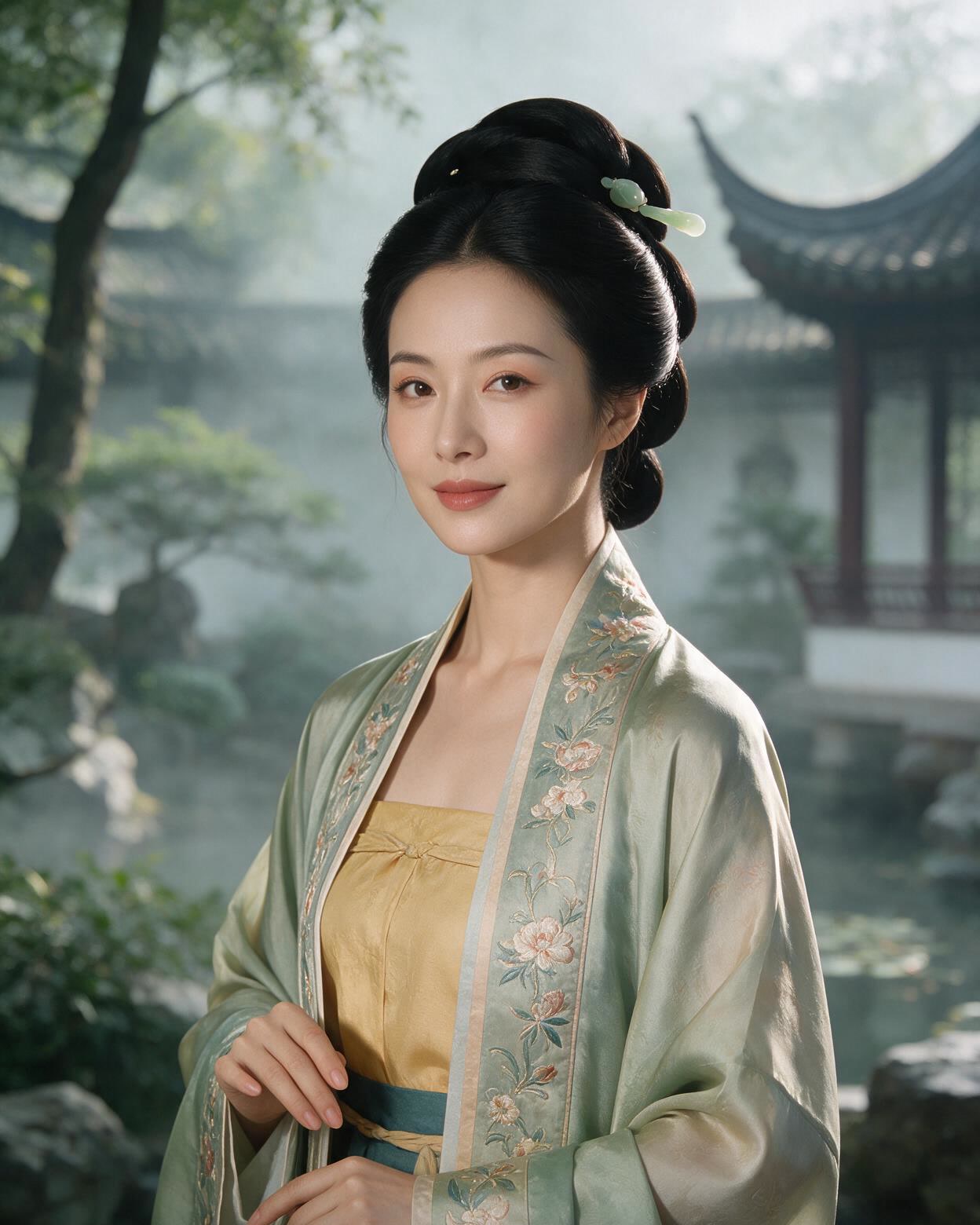国风汉服写真真人成片示例