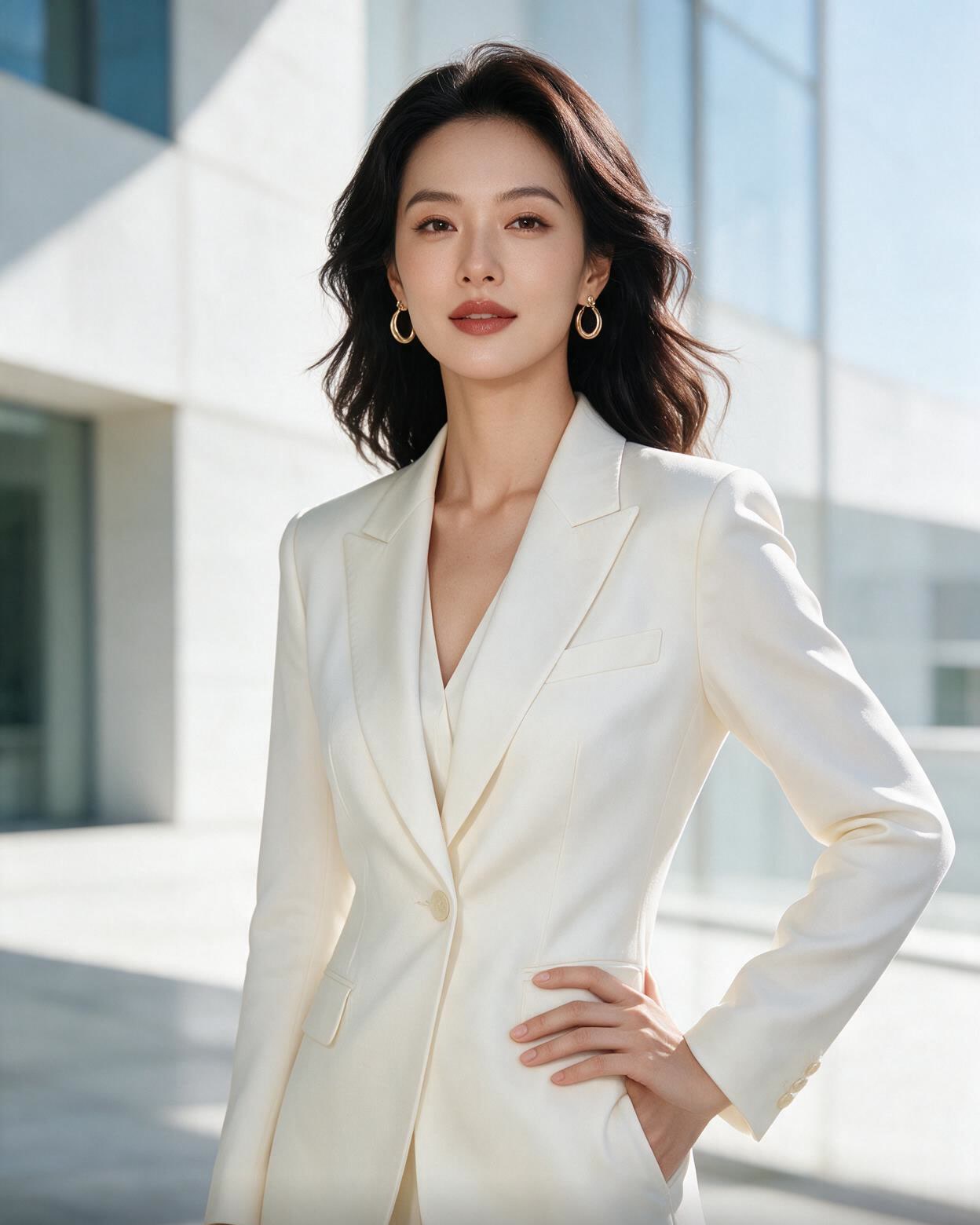 女士专业艺术照真人成片示例